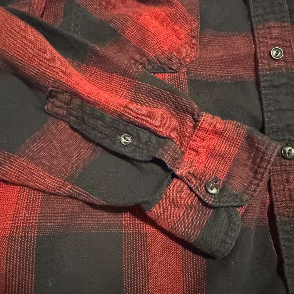 Levi Shirt Button Down Standard Fit Pockets‎ Red Men's Size Large - Picture 4 of 12
